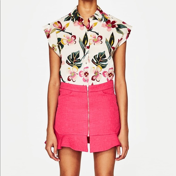 Zara fuschia pink skirt - Picture 2 of 5